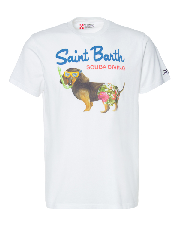 фото Футболка мужская mc2 saint barth tshm001 белая xl