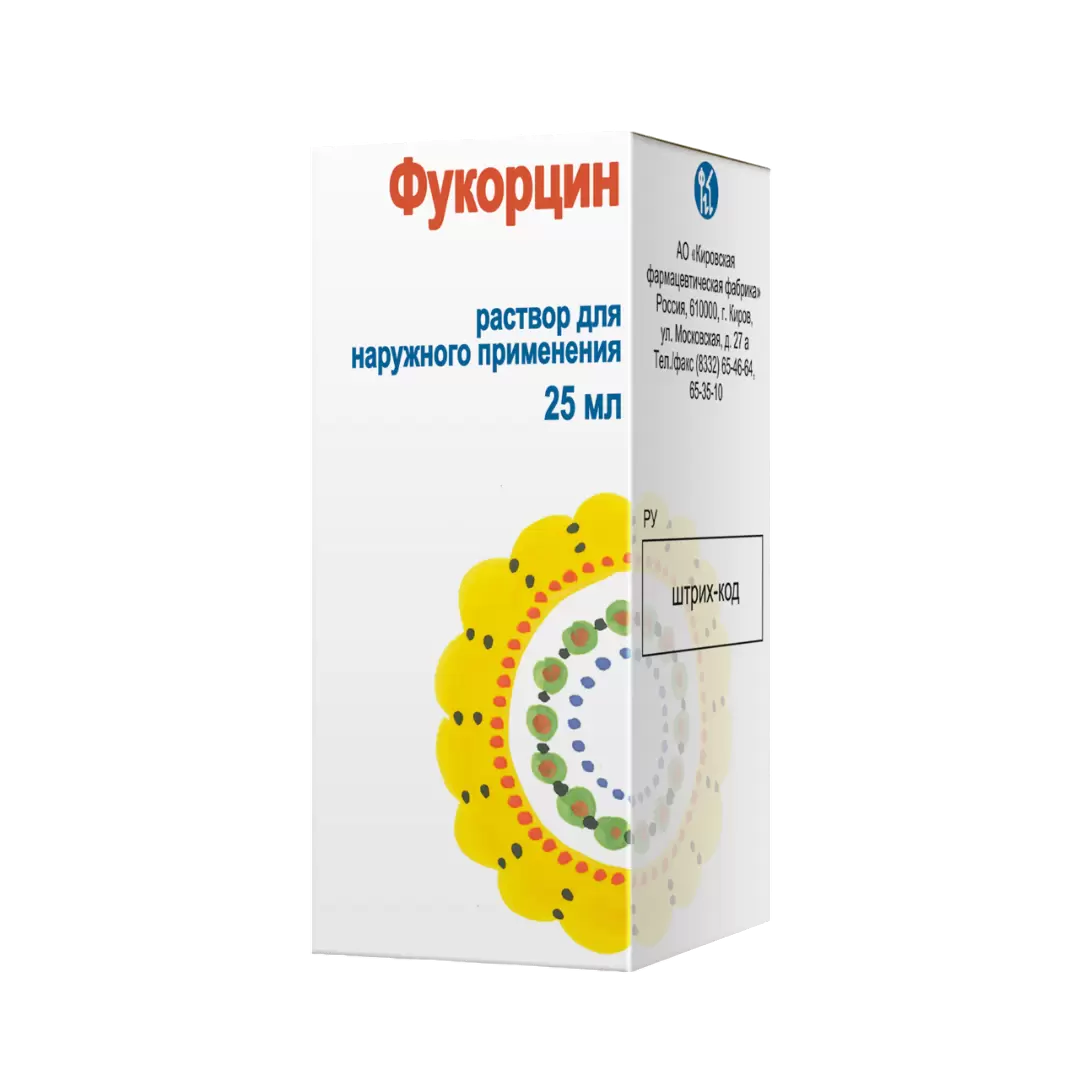 

Фукорцин 25 мл