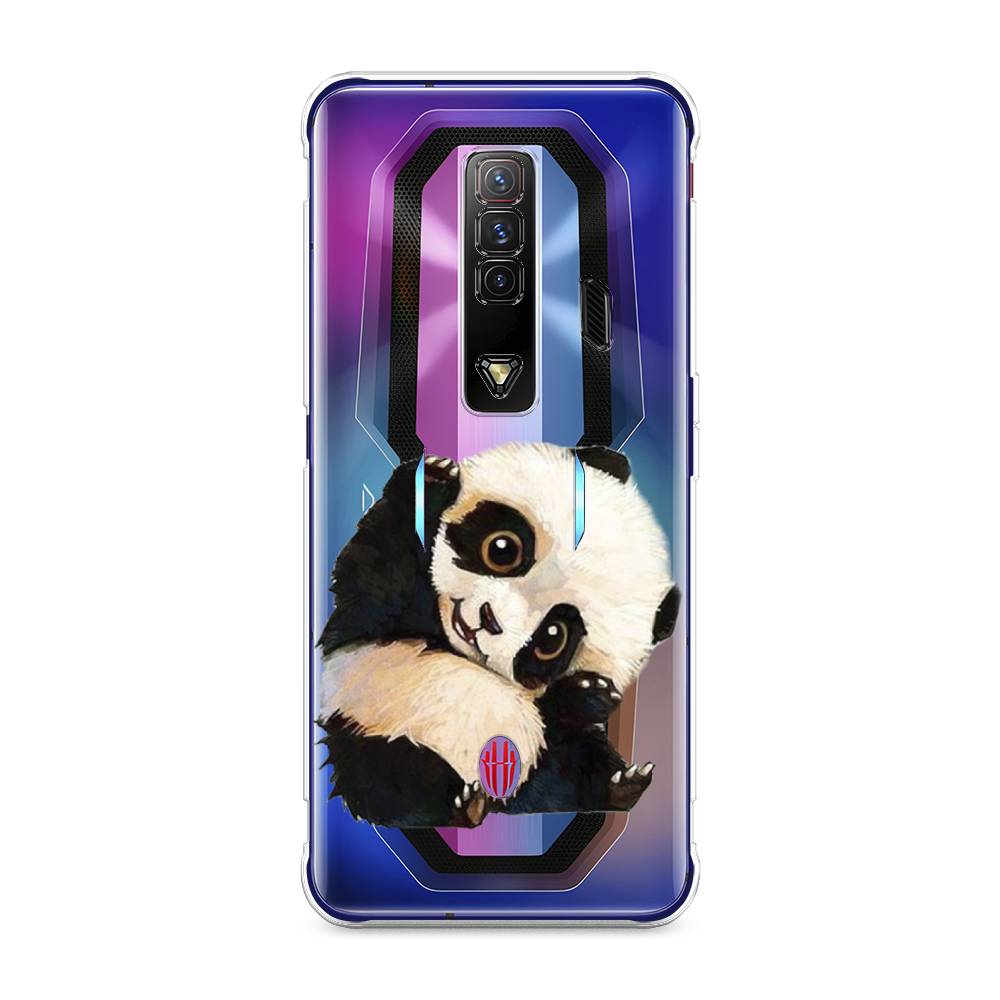 

Силиконовый чехол "Большеглазая панда" на ZTE Nubia Red Magic 7, Большеглазая панда