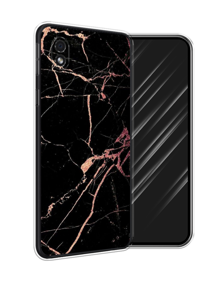 

Чехол Awog на Samsung Galaxy A01 Core / Самсунг A01 Core "Мрамор розовое золото", Черный;розовый, 2101250-3