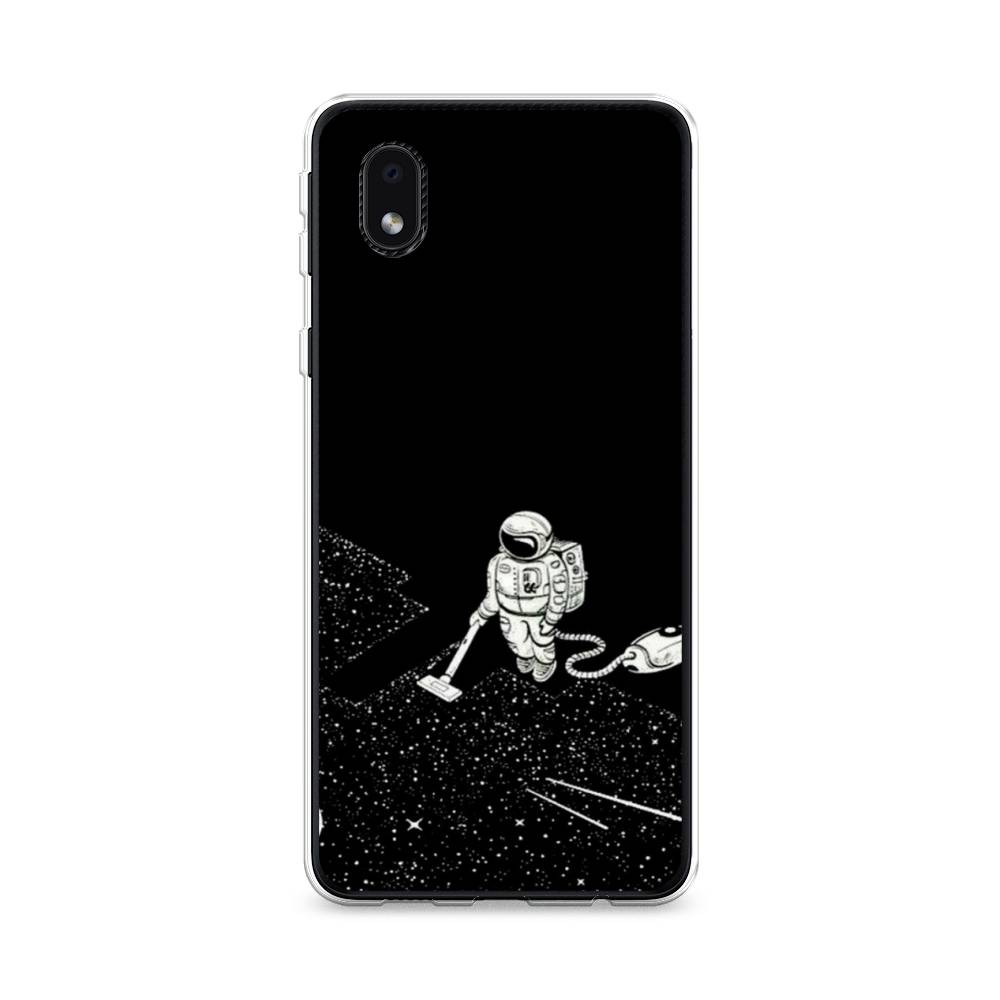 фото Чехол awog "космонавт с пылесосом" для samsung galaxy a01 core