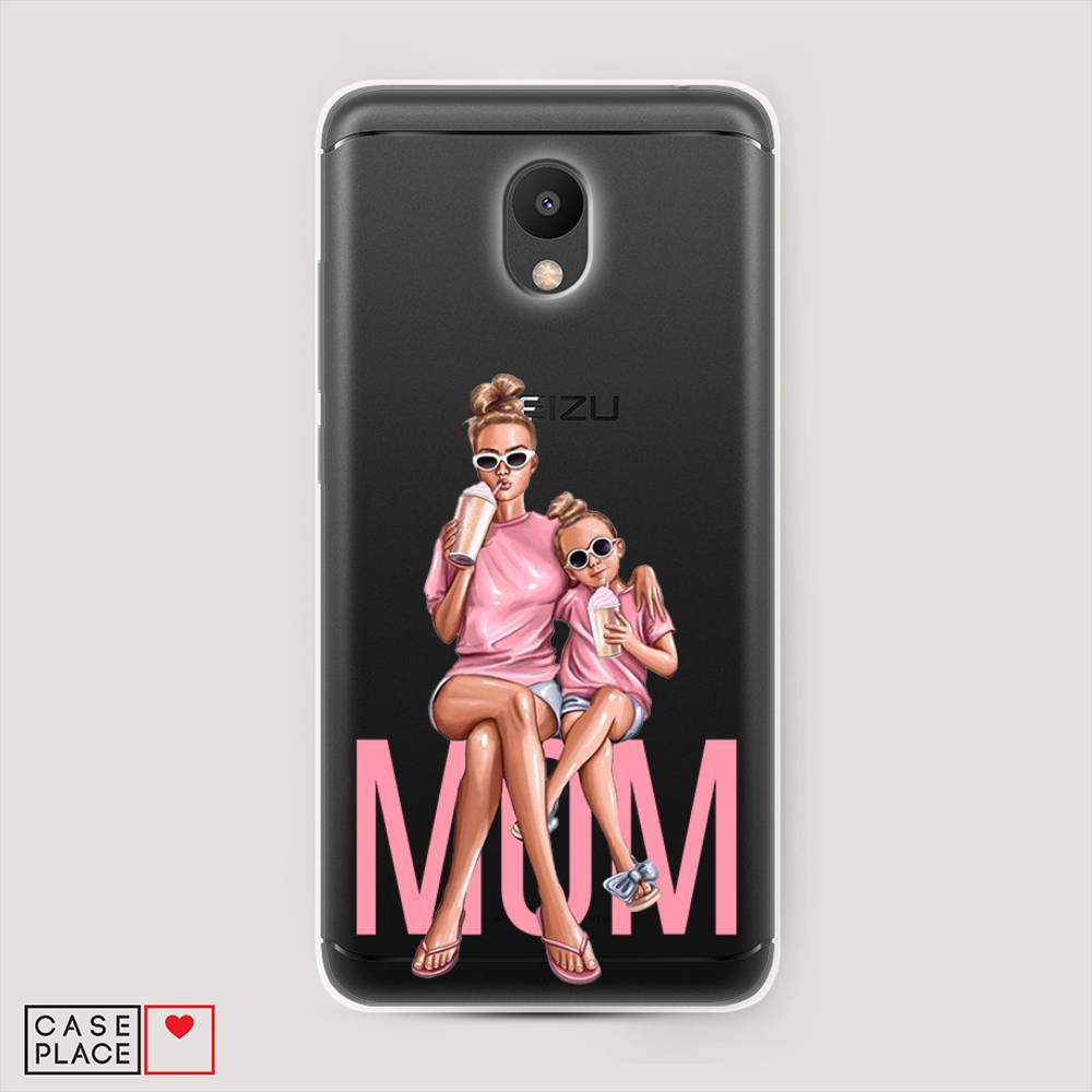 

Чехол Awog на Meizu M6 "Lovely mom", Синий;бежевый;розовый, 72050-7