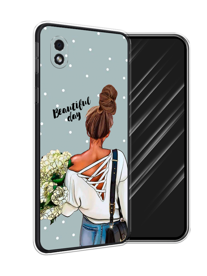 

Чехол Awog на Samsung Galaxy A01 Core / Самсунг A01 Core "Beautiful day", Голубой;коричневый;бежевый, 2101250-6