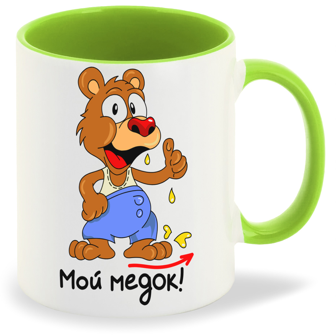 

Кружка CoolPodarok Мой медок есть пара, Мой медок есть пара