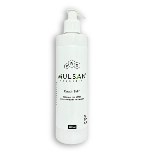 Бальзам для волос Mulsan Cosmetic натуральный с кератином 300 мл