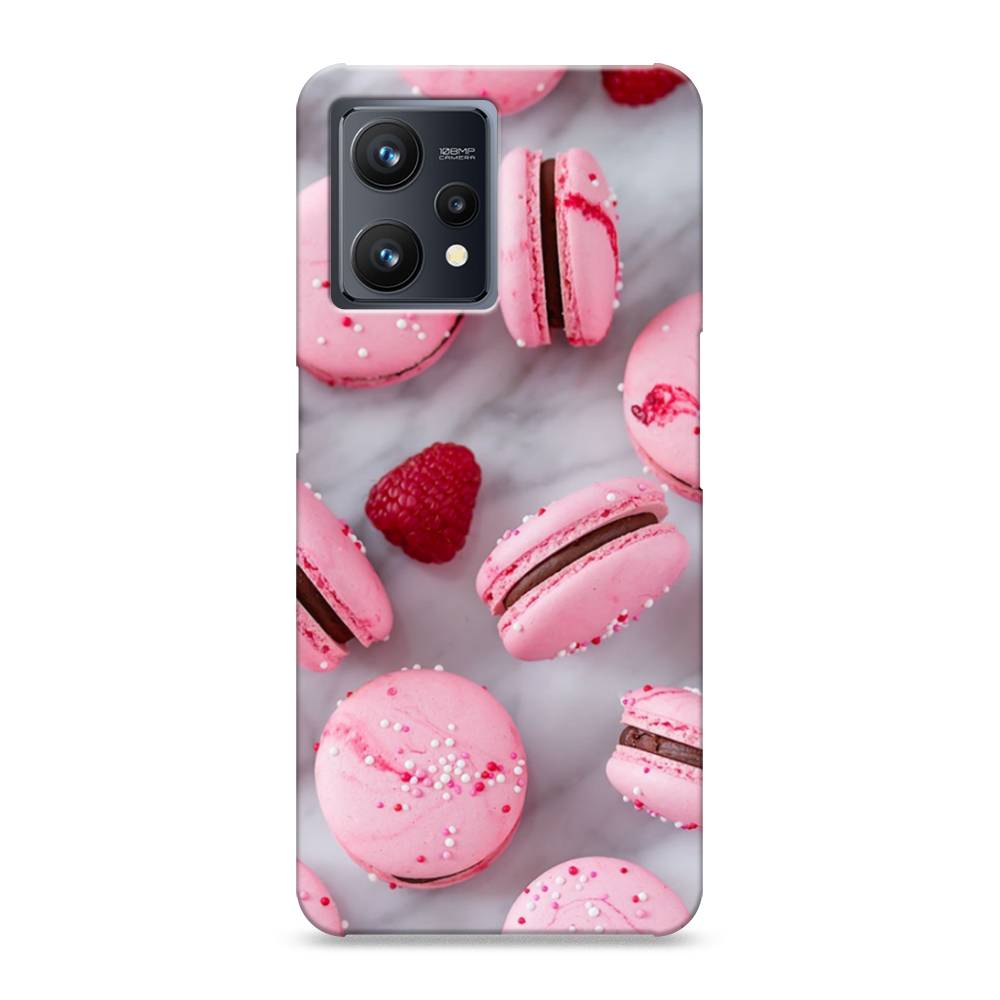

Пластиковый чехол "Макарони с малиной" на Realme 9 Pro Plus, 258720-7