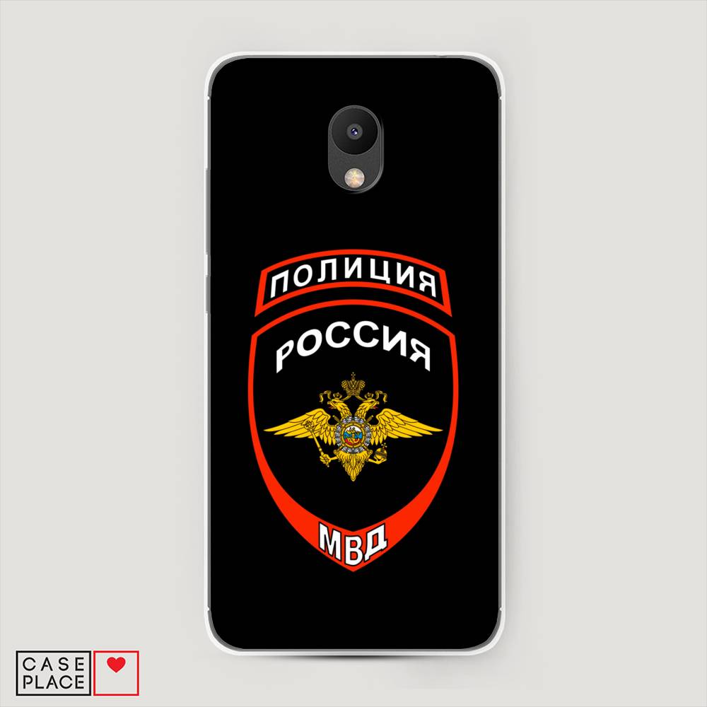 

Чехол Awog на Meizu M6 "Полиция шеврон", Черный;красный;белый, 72050-5