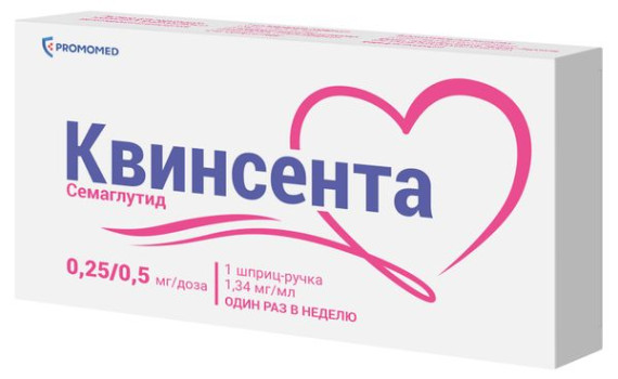 

Квинсента раствор для подкожного введения 0,25/0,5/1 мг/доза 3 мл с иглами 9 шт.