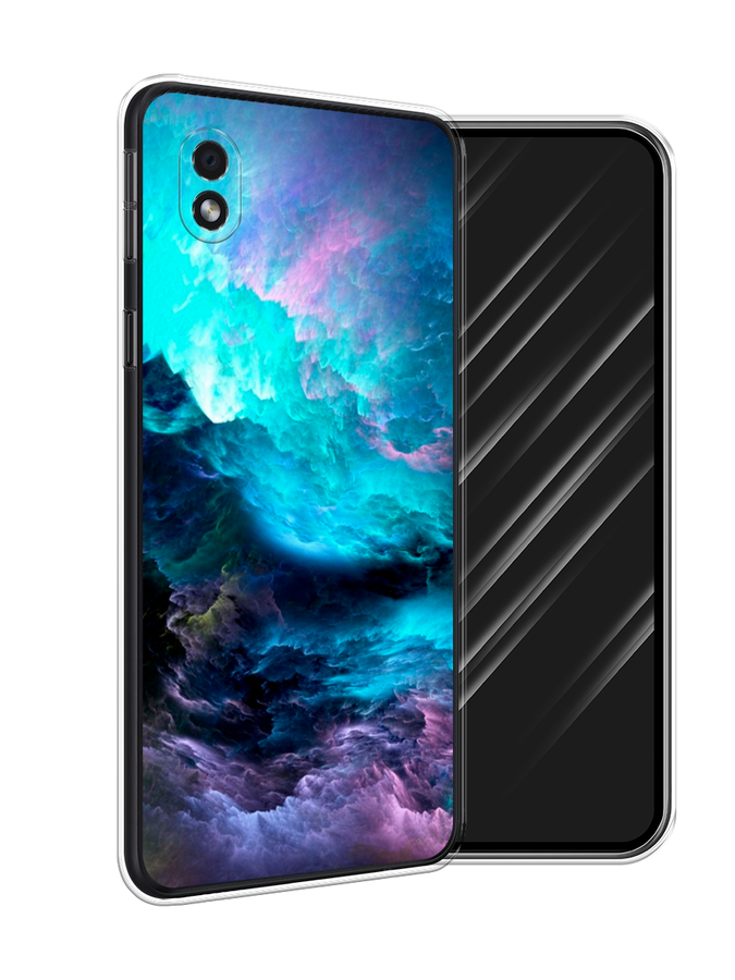 

Чехол Awog на Samsung Galaxy A01 Core / Самсунг A01 Core "Бирюзовое небо", Фиолетовый;черный, 2101250-4