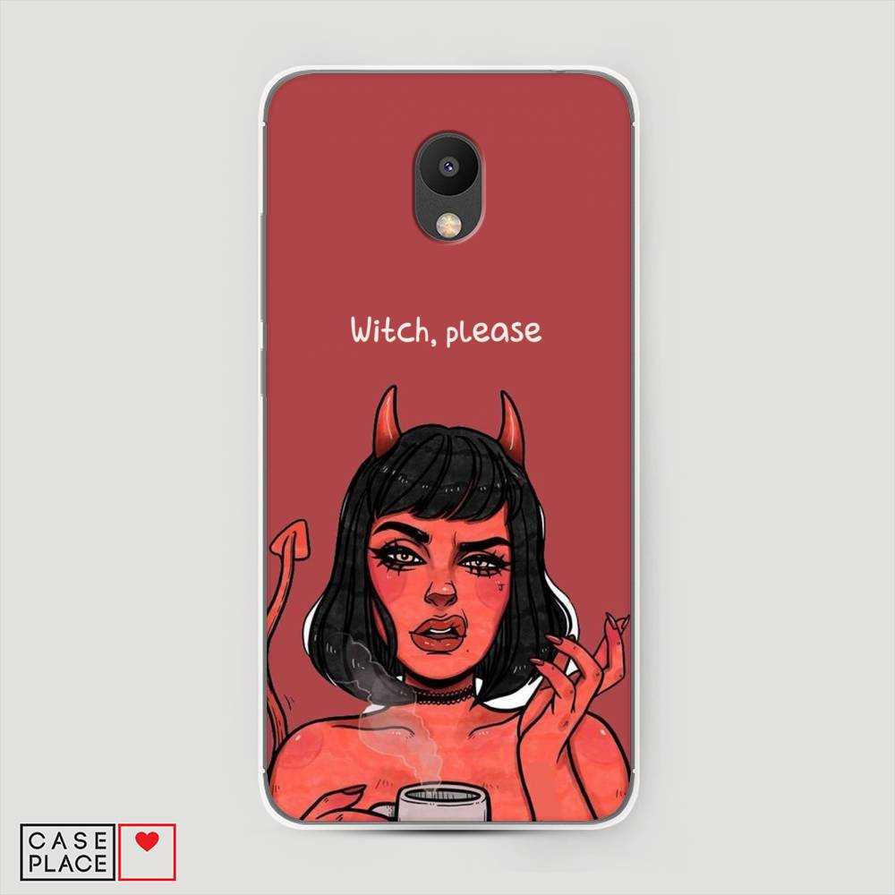 

Чехол Awog на Meizu M6 "Evil Girl", Красный;черный, 72050-6