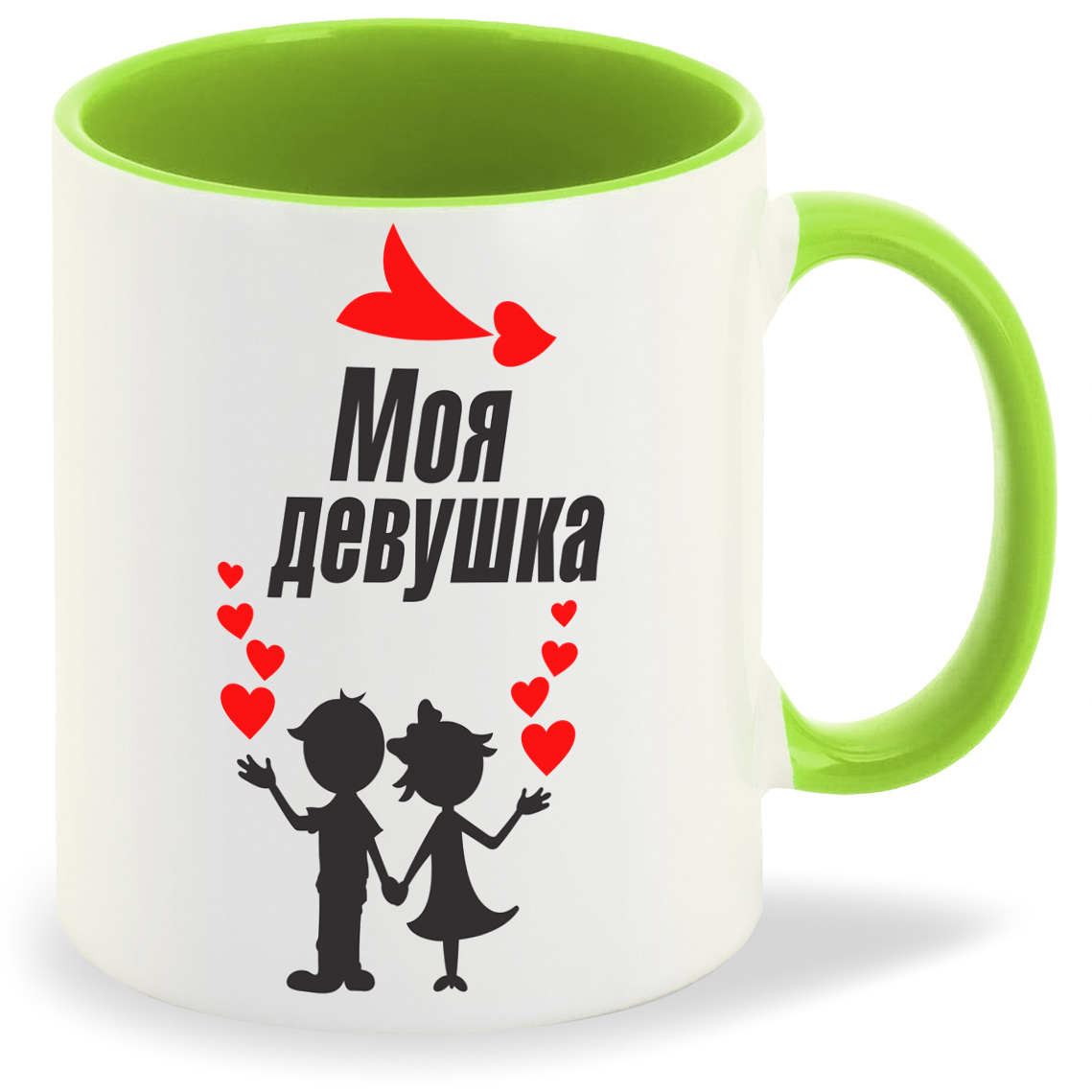 

Кружка CoolPodarok Моя девушка есть пара, Моя девушка есть пара