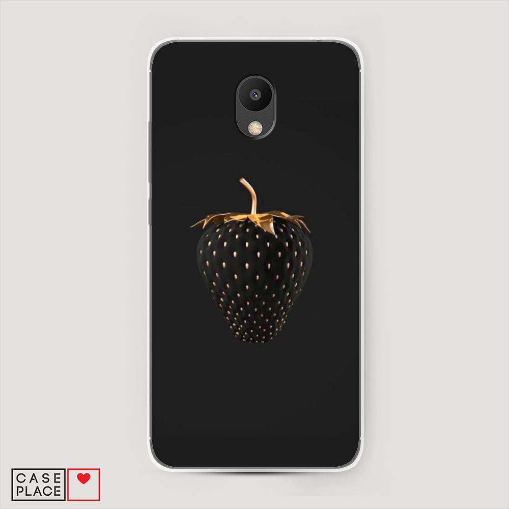

Чехол Awog на Meizu M6 "Черно-золотая клубника", Черный;золотистый, 72050-10