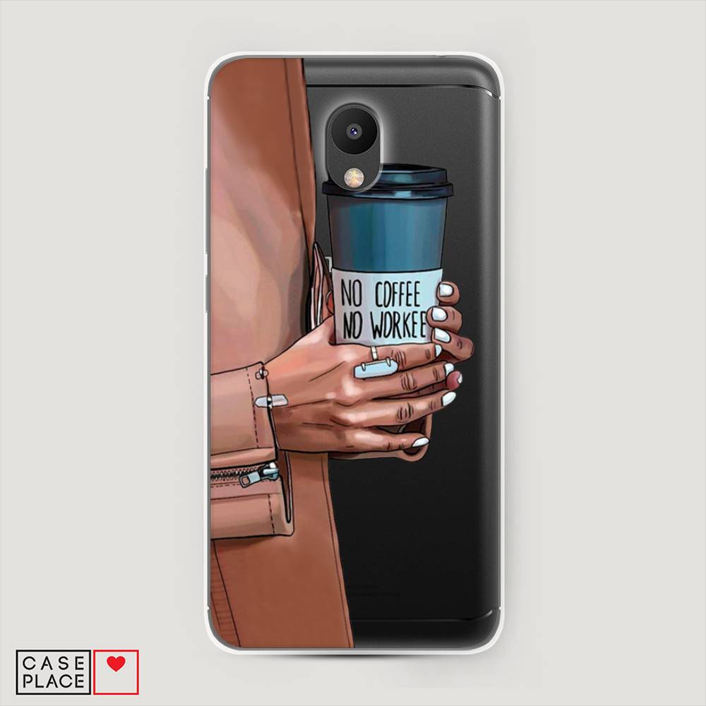 

Чехол Awog на Meizu M6 "No coffee", Коричневый;серый, 72050-7