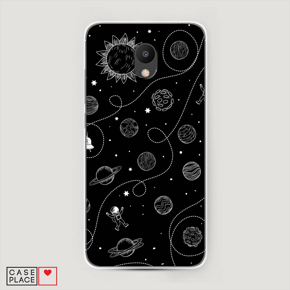 

Чехол Awog на Meizu M6 "В невесомости", Бежевый, 72050-4