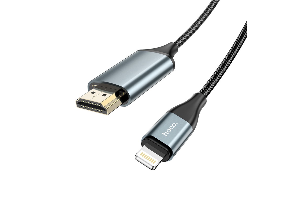 

Адаптеры для телефонов UA15 Lightning to HDMI 2 метра, UA15 High-defintion on-screen cable for Lightning to HDMI