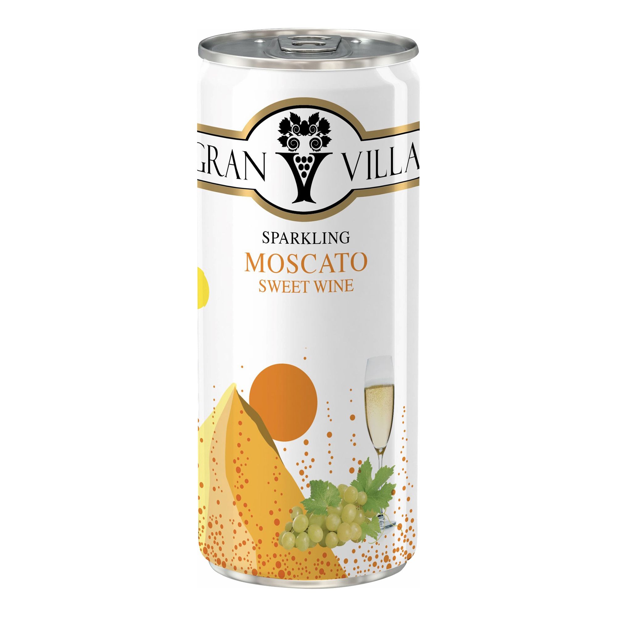 

Вино игристое Terre Cevico Gran Villa Moscato белое сладкое 250 мл Италия