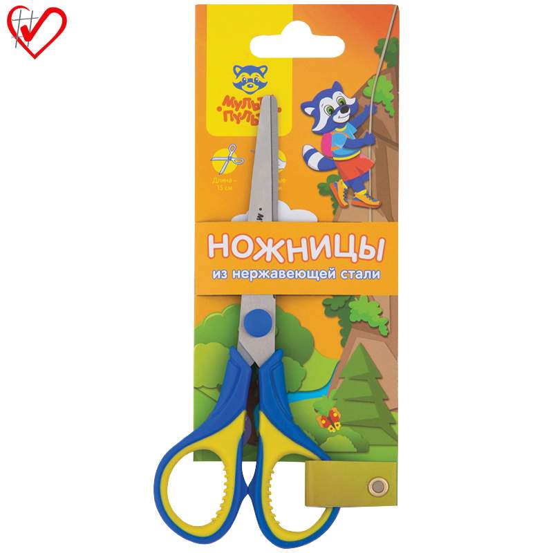 

Ножницы детские Мульти-Пульти 15см арт. 258780, 5 шт., Разноцветный