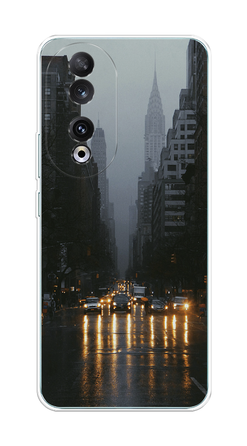 

Чехол Homey на Honor 90 "Дождливый Нью Йорк", Черный;серый, 6121450-1