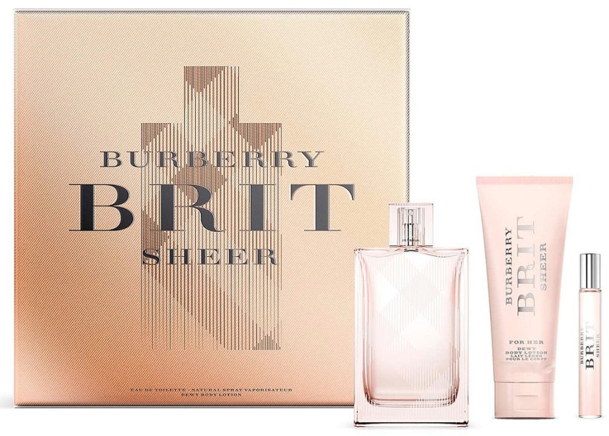 фото Набор burberry brit sheer