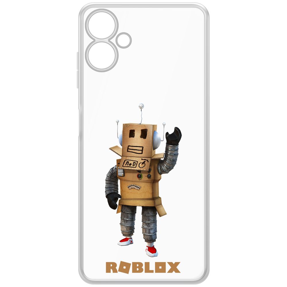 Чехол-накладка Krutoff Clear Case Roblox-Мистер Робот для Samsung Galaxy A06 (A065) 600022341134 прозрачный