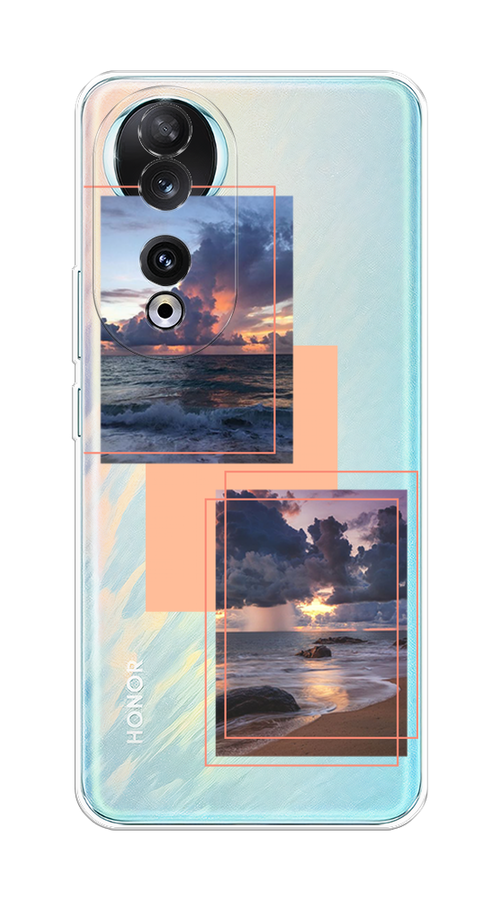 

Чехол Homey на Honor 90 "Sky collage", Розовый;прозрачный;синий, 6121450-1
