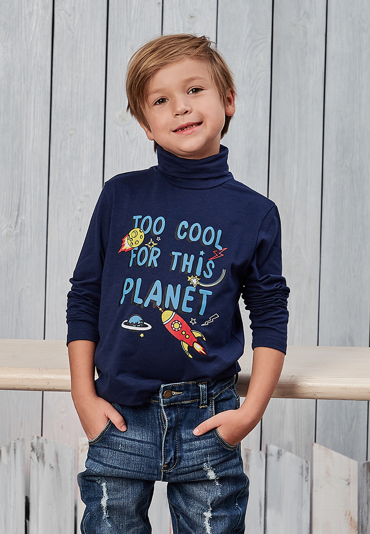 

Водолазка детская Max&jessi AW19C52003424 синий р.110, AW19C52003424