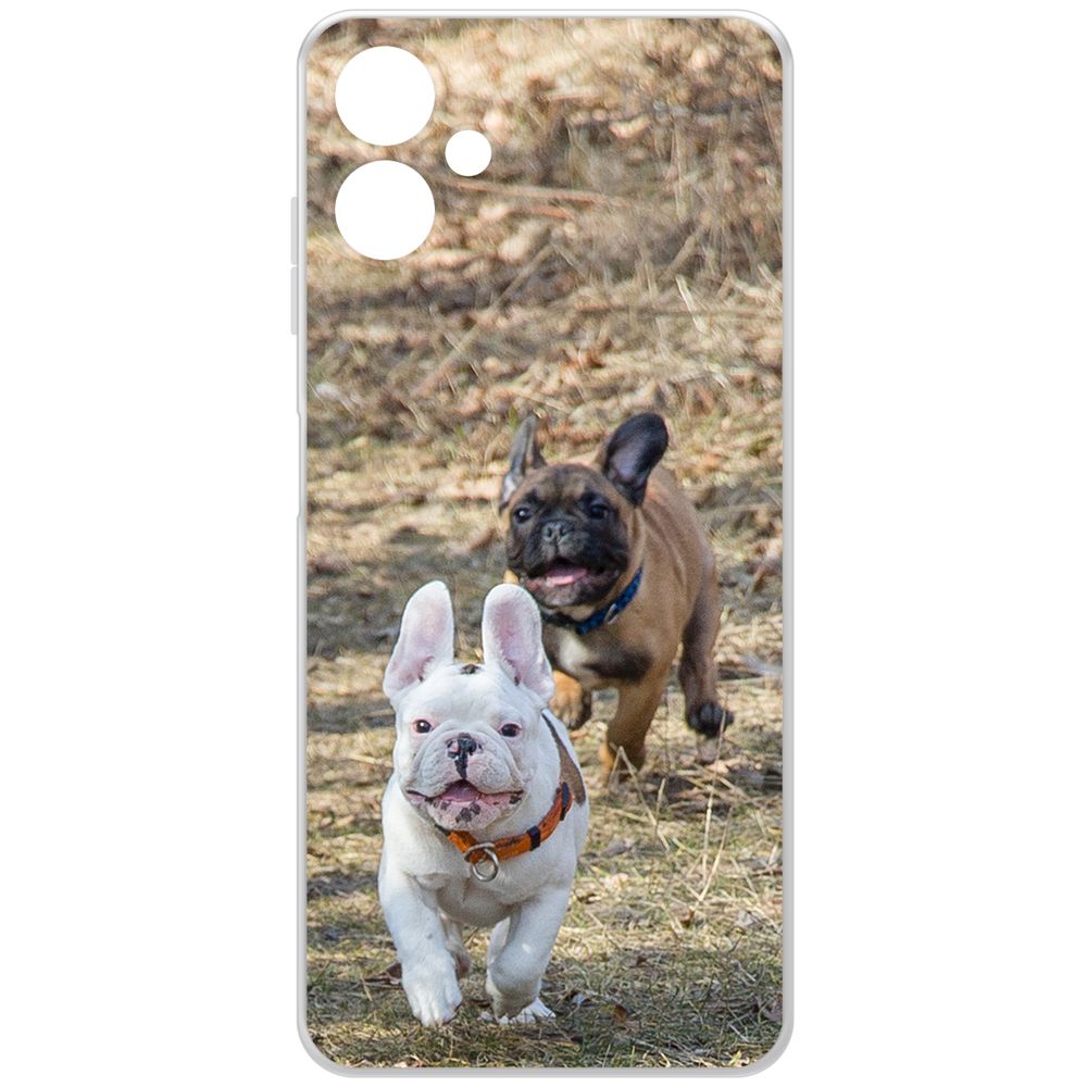 

Чехол-накладка Krutoff Clear Case Догонялки для Samsung Galaxy A06 (A065), Прозрачный