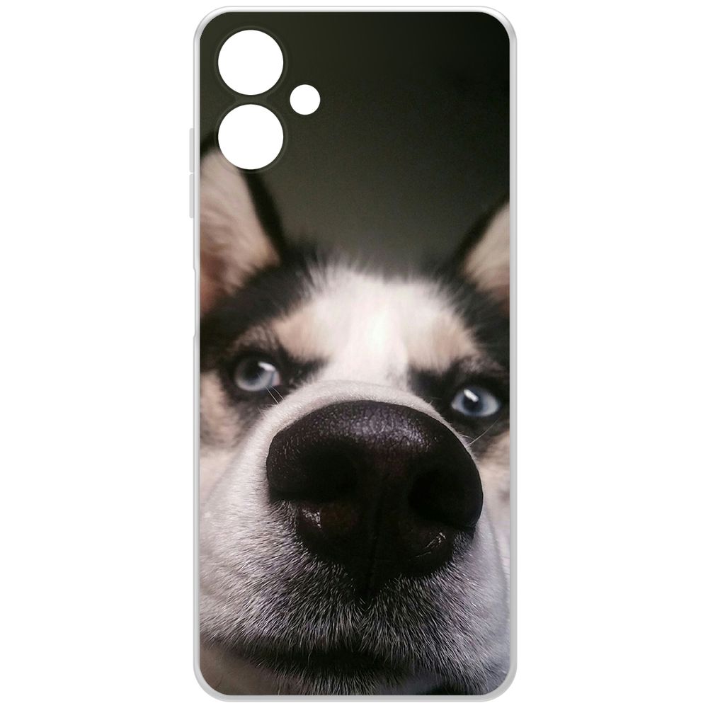 

Чехол-накладка Krutoff Clear Case Нос для Samsung Galaxy A06 (A065), Прозрачный