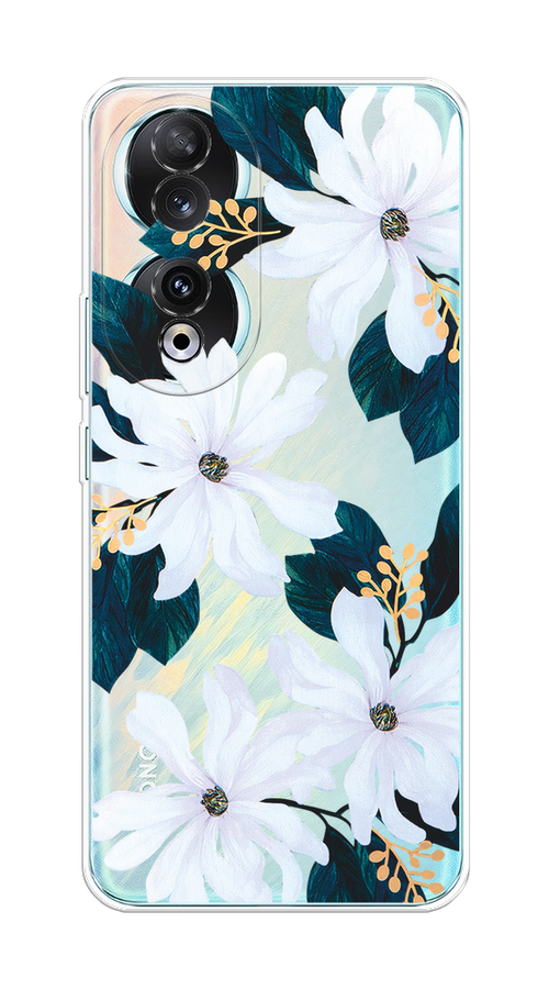 

Чехол Homey на Honor 90 "Delilah Flower", Зеленый;белый, 6121450-1