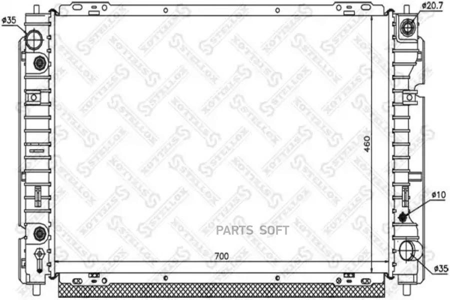 

STELLOX Радиатор охлаждения STELLOX 1025775sx