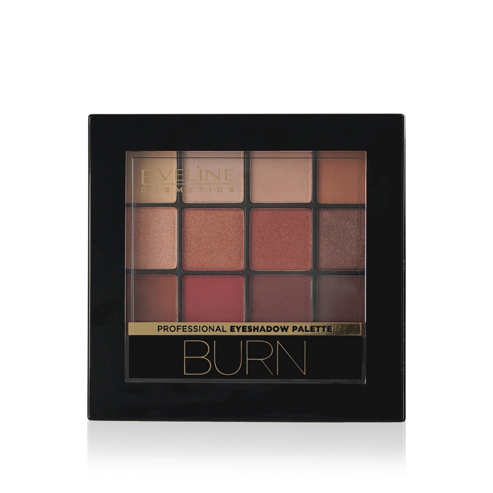 

Набор палетки теней для век Eveline Cosmetics Burn 4 шт + 1 тест