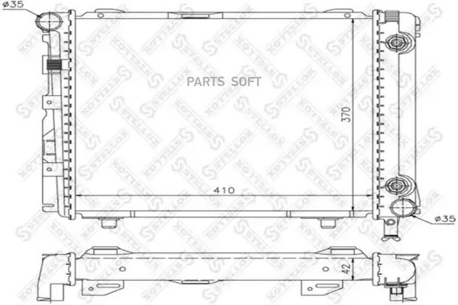 

STELLOX Радиатор охлаждения STELLOX 1025890sx