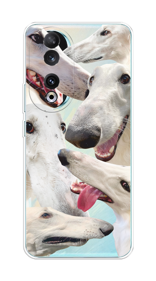 

Чехол Homey на Honor 90 "Собака с длинным носом", Белый;бежевый;розовый, 6121450-1