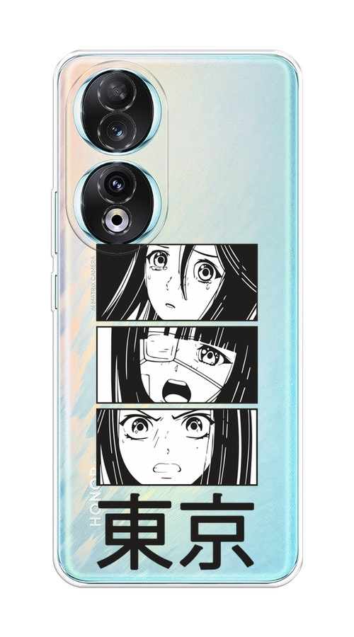 

Чехол Homey на Honor 90 "Tokyo girls", Белый;черный;прозрачный, 6121450-1