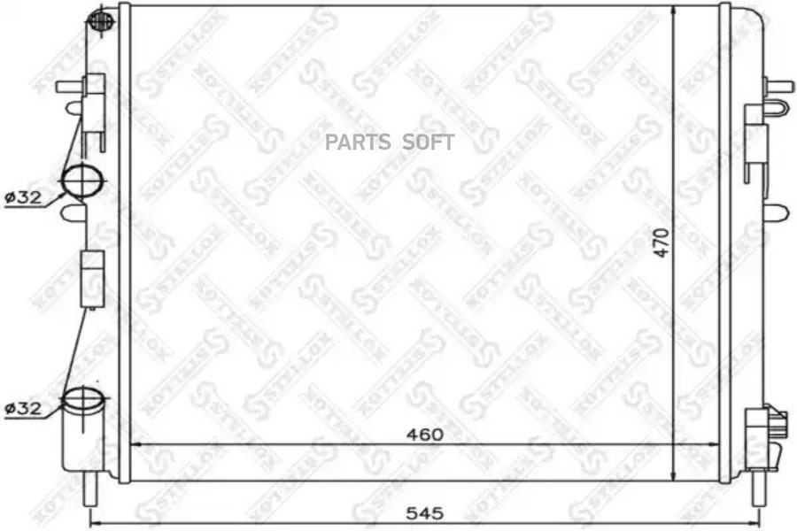 

STELLOX Радиатор охлаждения STELLOX 1026172sx