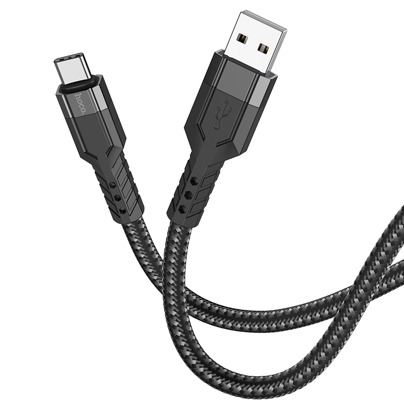 

USB Кабель Type-C, HOCO, U110, 1.2м, черный