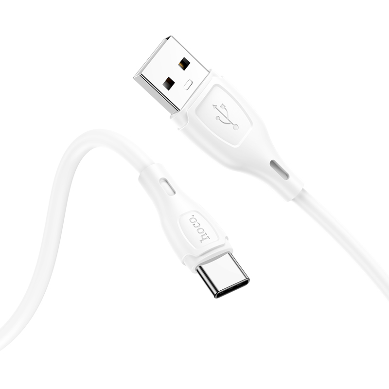 

USB Кабель Type-C, HOCO, X61, силиконовый, белый