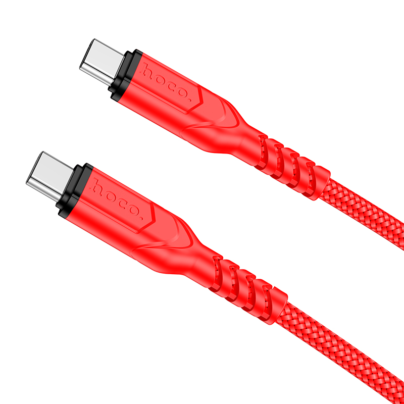 

Кабель Type-C на Type-C, HOCO, X59, 2м, красный