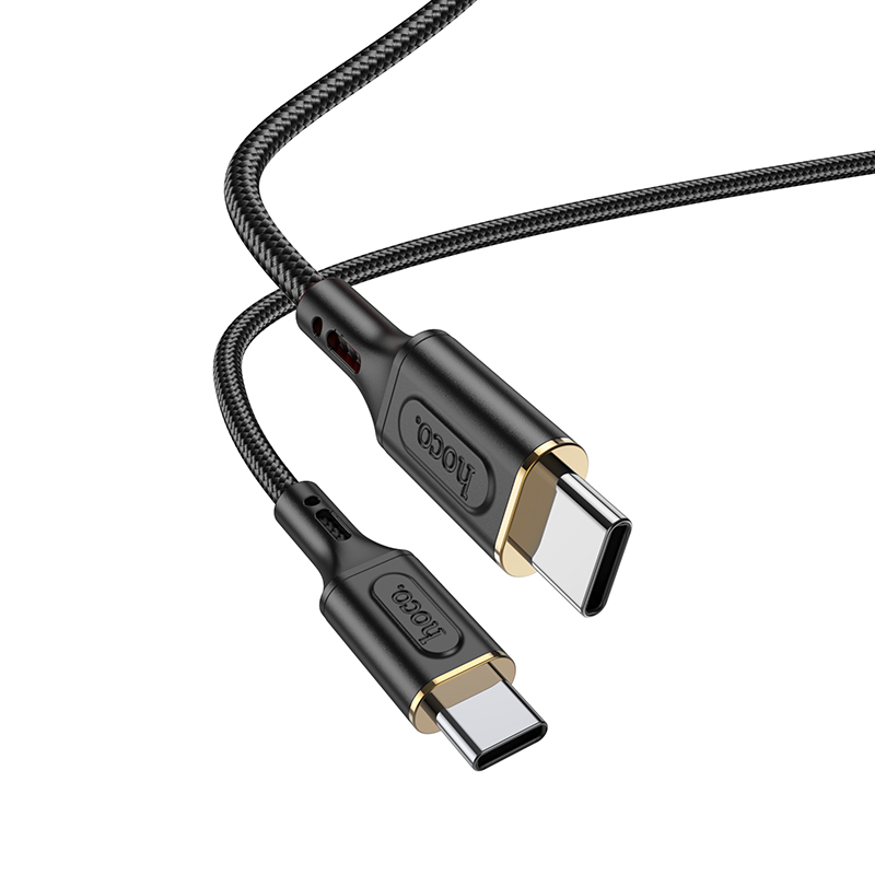 

Кабель Type-C на Type-C, HOCO, X95, 1м, 60W, черный
