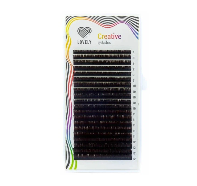 

Ресницы Lovely Dark Chocolate С+ 0.07 14 мм, Коричневый, 4627148845308