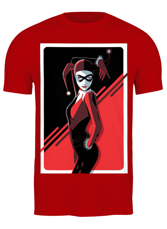 

Футболка мужская Printio Харли красная 3XL, Харли