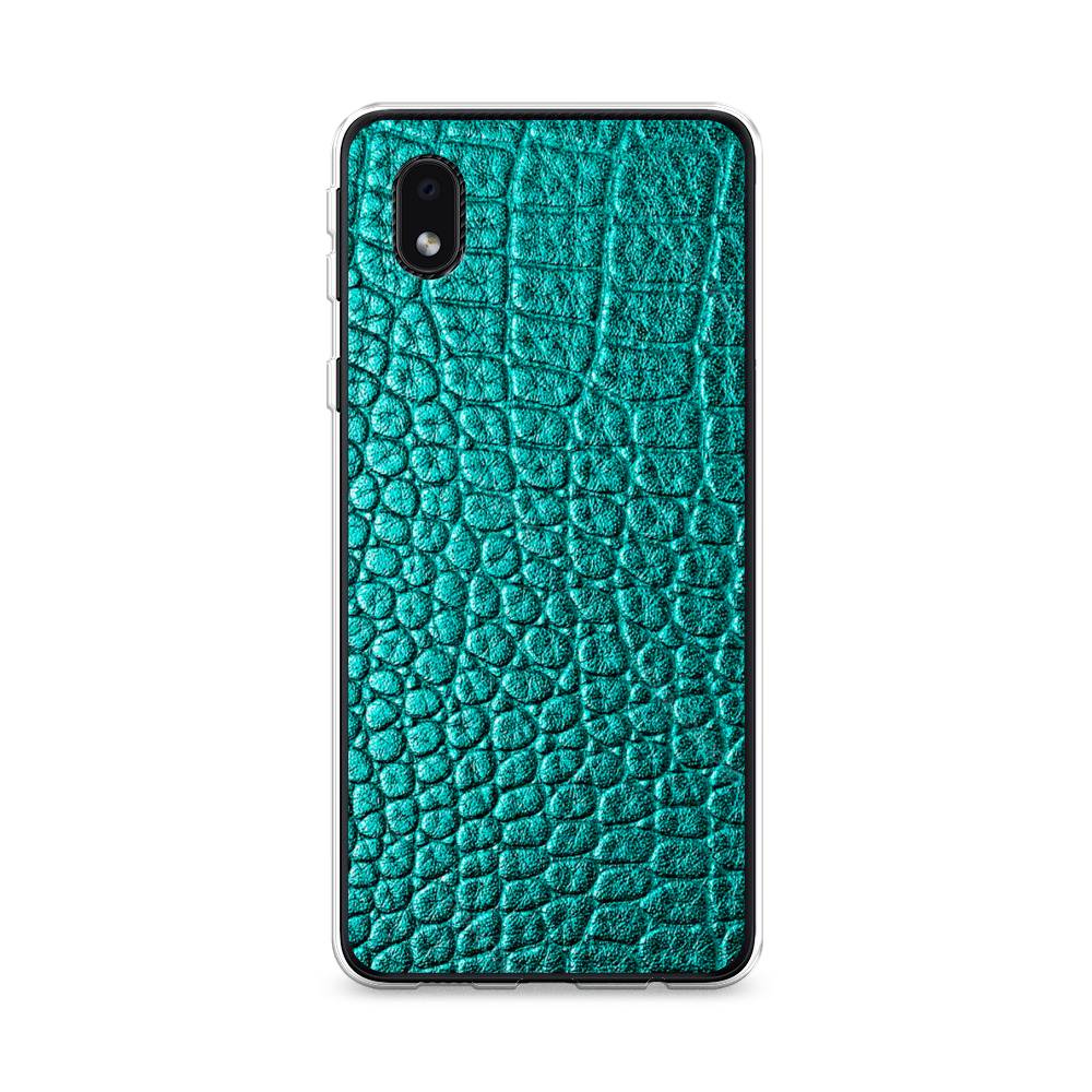 

Чехол Awog на Samsung Galaxy A01 Core / Самсунг A01 Core "Бирюзовая змея", 2101250-3
