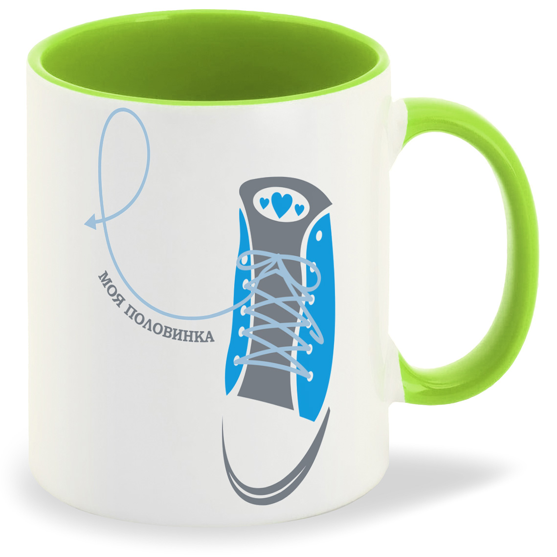 

Кружка CoolPodarok моя половинка кросовки есть пара, моя половинка кросовки есть пара