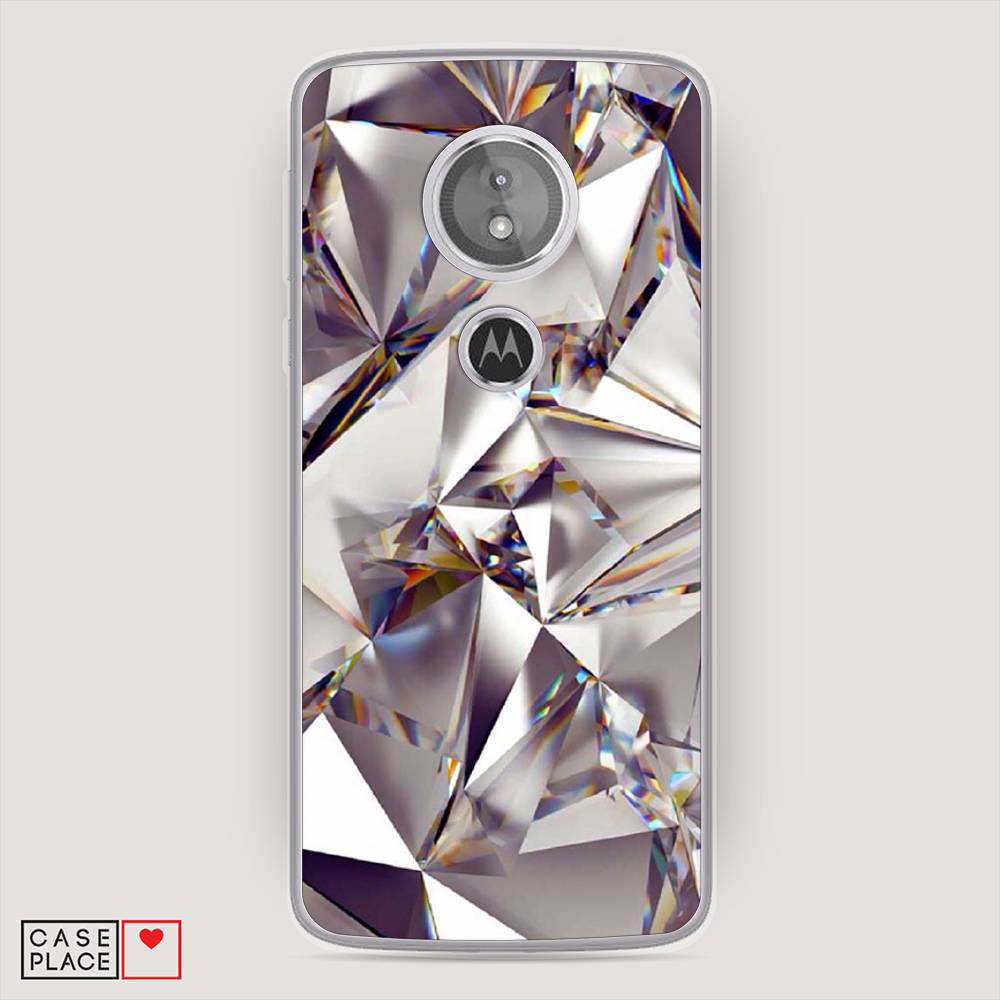

Чехол Awog на Motorola Moto E5 / Моторола Мото E5 "Бриллианты", Разноцветный, 241050-7