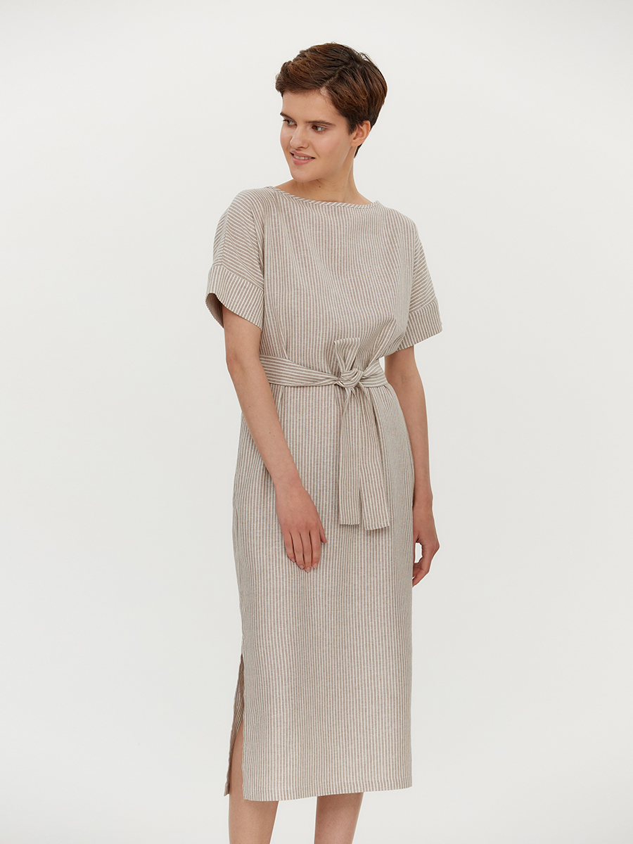 

Платье женское 1001dress BF00007BG бежевое 44 RU