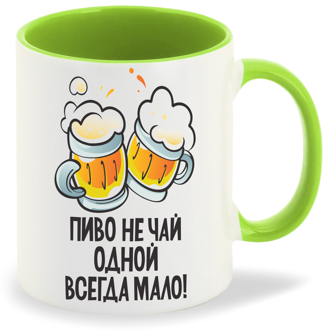 

Кружка CoolPodarok Пиво не чай одной всегда мало, Пиво не чай одной всегда мало