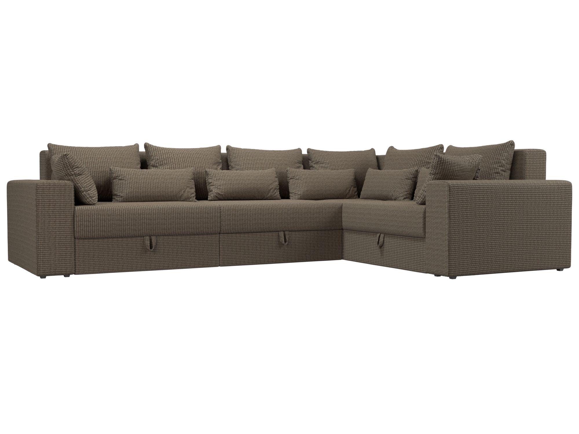 

Угловой диван Майами Long правый рогожка корфу 03, Угловой диван Майами Long правый угол