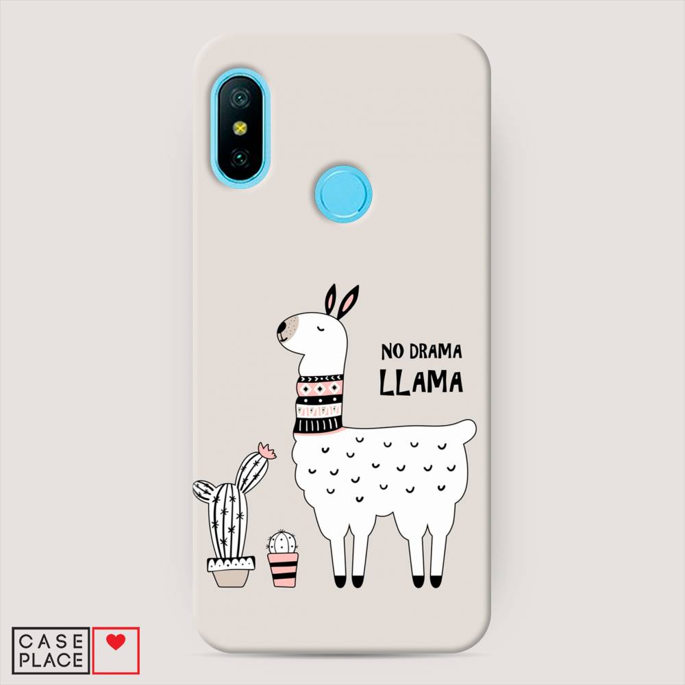 

Пластиковый чехол "No drama LLama" на Xiaomi Redmi 6 Plus, 33920-1