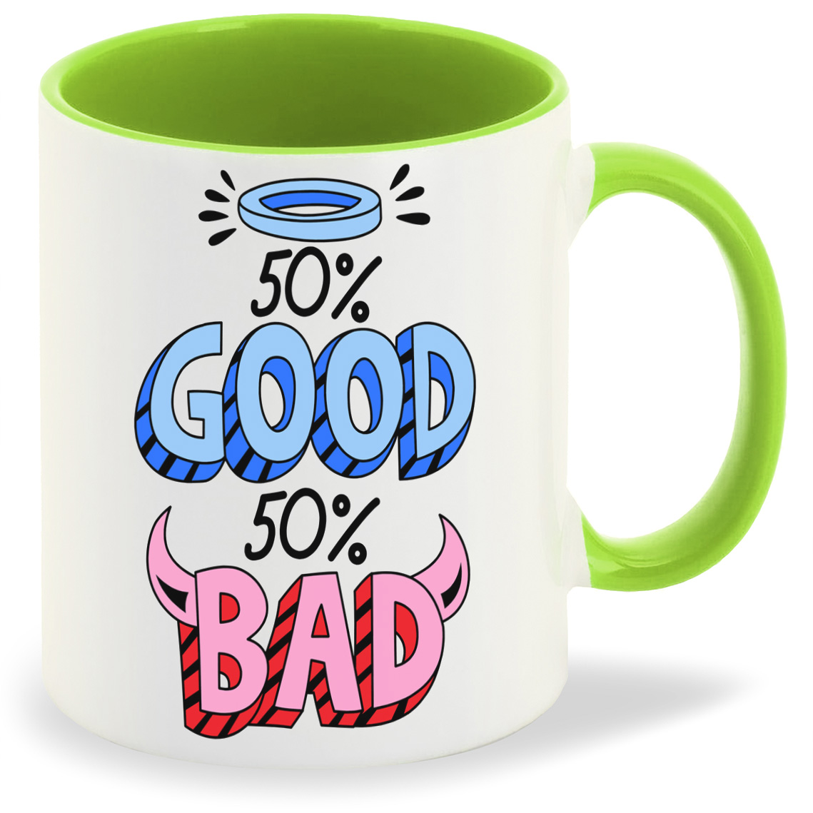 

Кружка CoolPodarok 50 Good 50 Bad, 50 Good 50 Bad