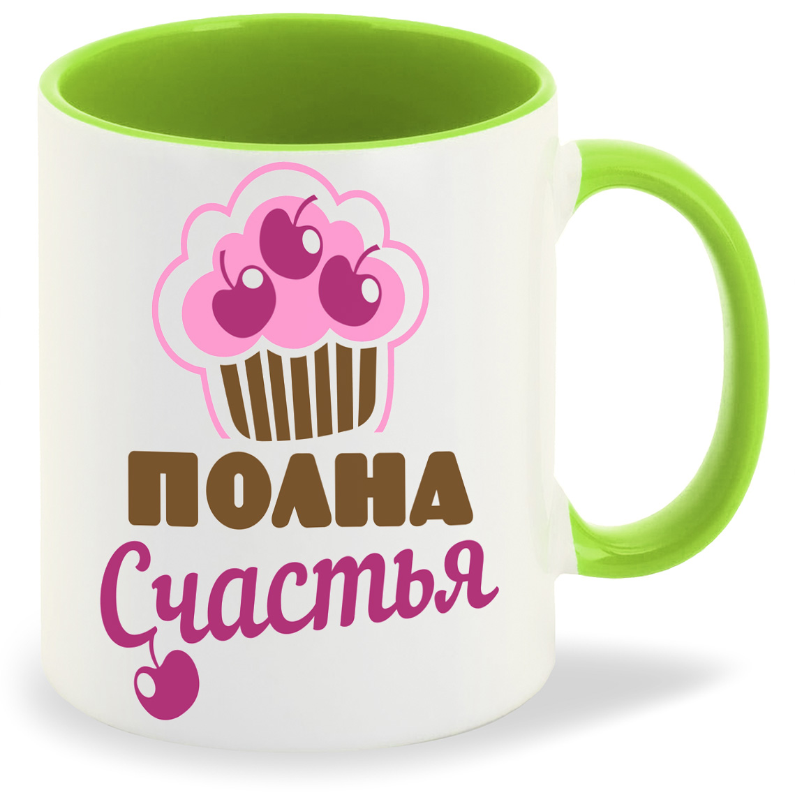 

Кружка CoolPodarok Полна счастья, Полна счастья